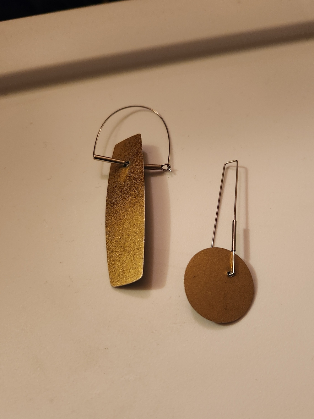 Modern Geometric Drop Earrings